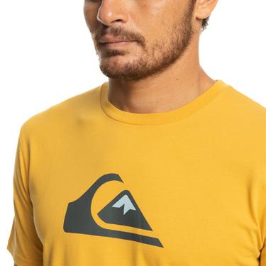  Quiksilver Complogo Erkek Sarı Tişört