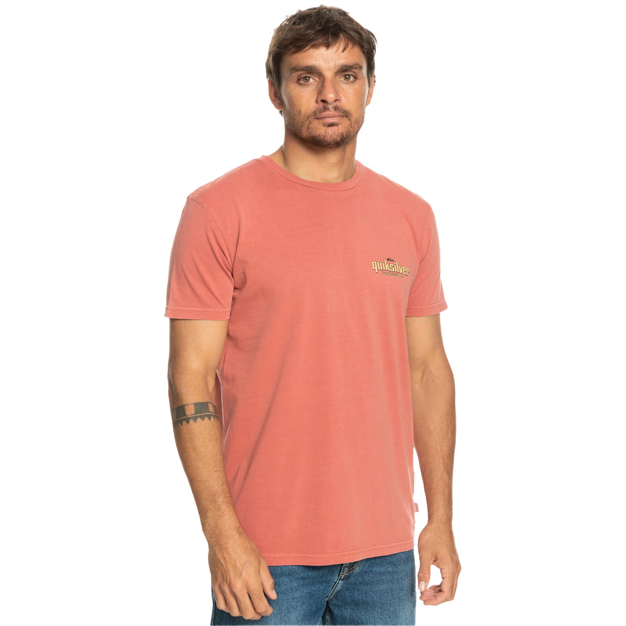 Quiksilver Quikwords Erkek Kırmızı Tişört