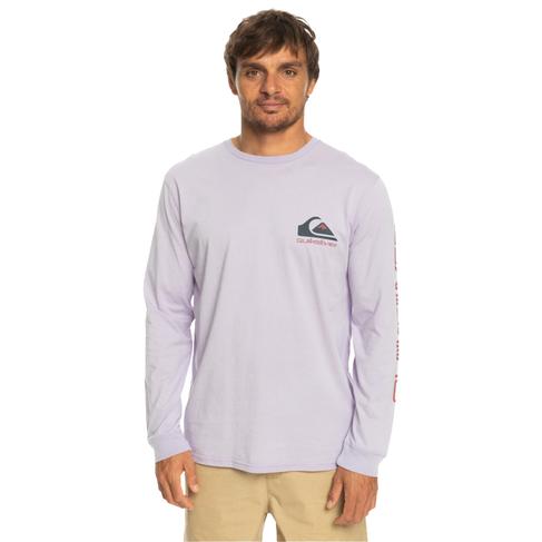  Quiksilver Omnilogo Erkek Mor Tişört