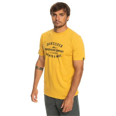 Quiksilver Qssurflockup Erkek Sarı Tişört