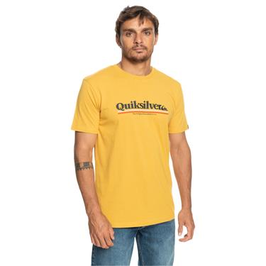 Quiksilver Betweenthelines Erkek Sarı Tişört
