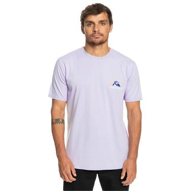  Quiksilver Originalbarrel Erkek Mor Tişört