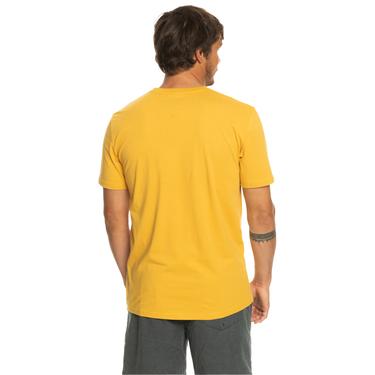  Quiksilver Qssurflockup Erkek Sarı Tişört