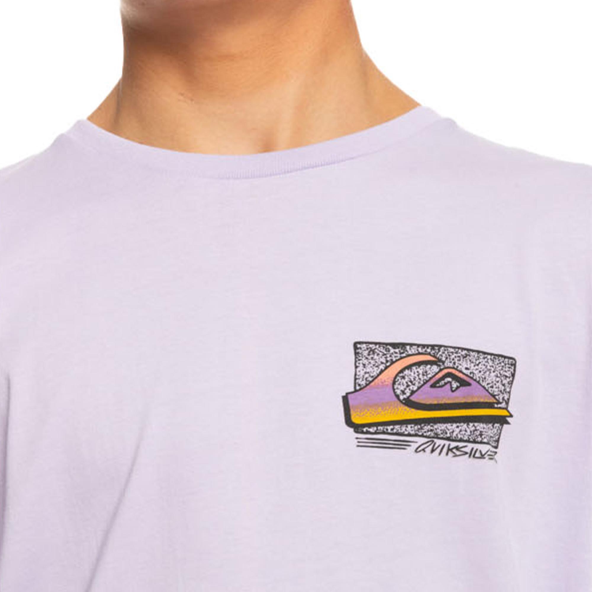 Quiksilver Retro Fade Yth Erkek Çocuk Mor Tişört