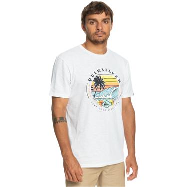  Quiksilver Qssurfclubii Erkek Renkli Tişört