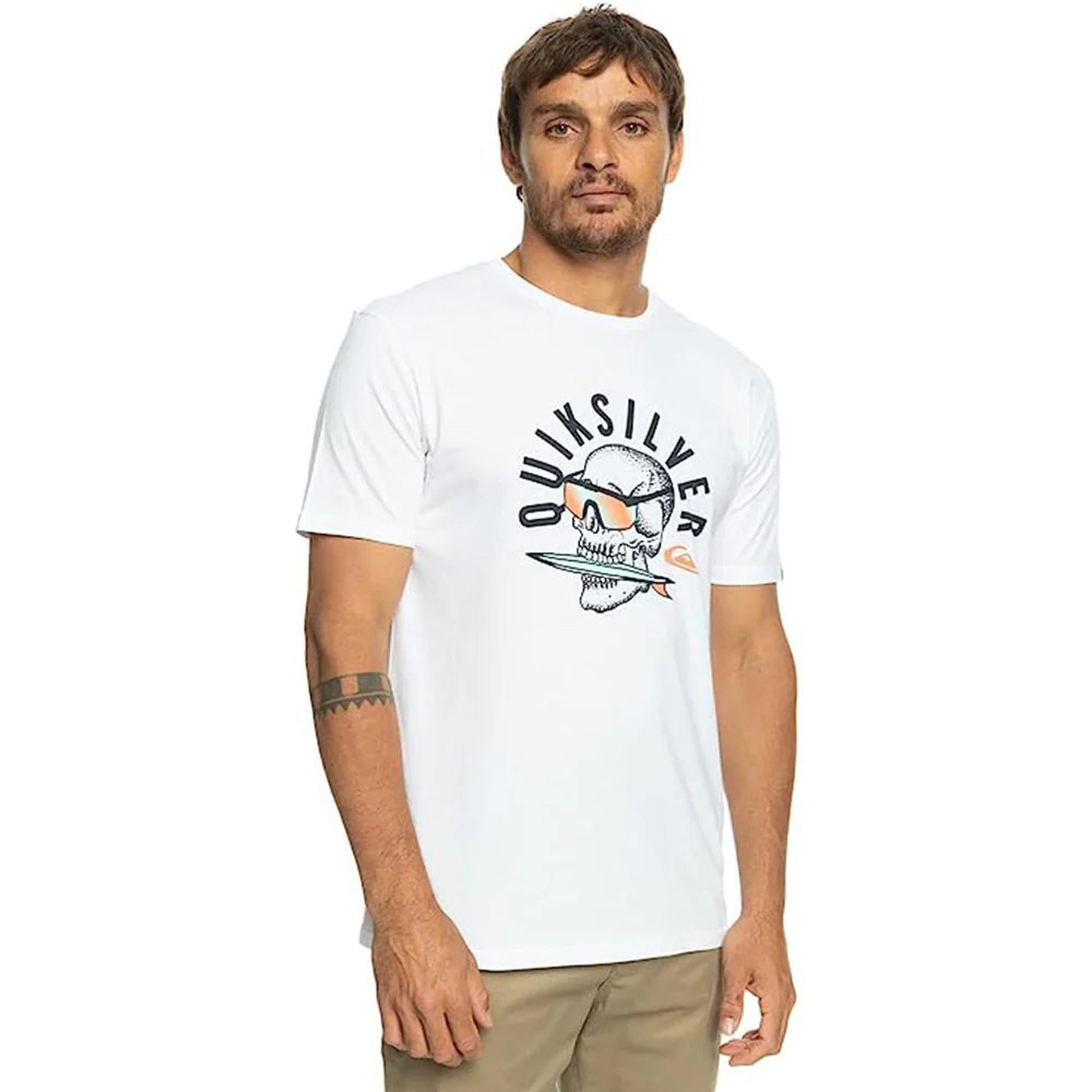 Quiksilver Qsrockinskull Erkek Renkli Tişört