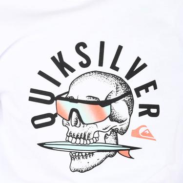  Quiksilver Qsrockinskull Erkek Renkli Tişört