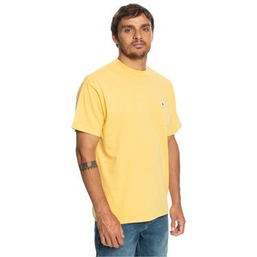  Quiksilver Naturaldye Kttp Erkek Sarı Tişört