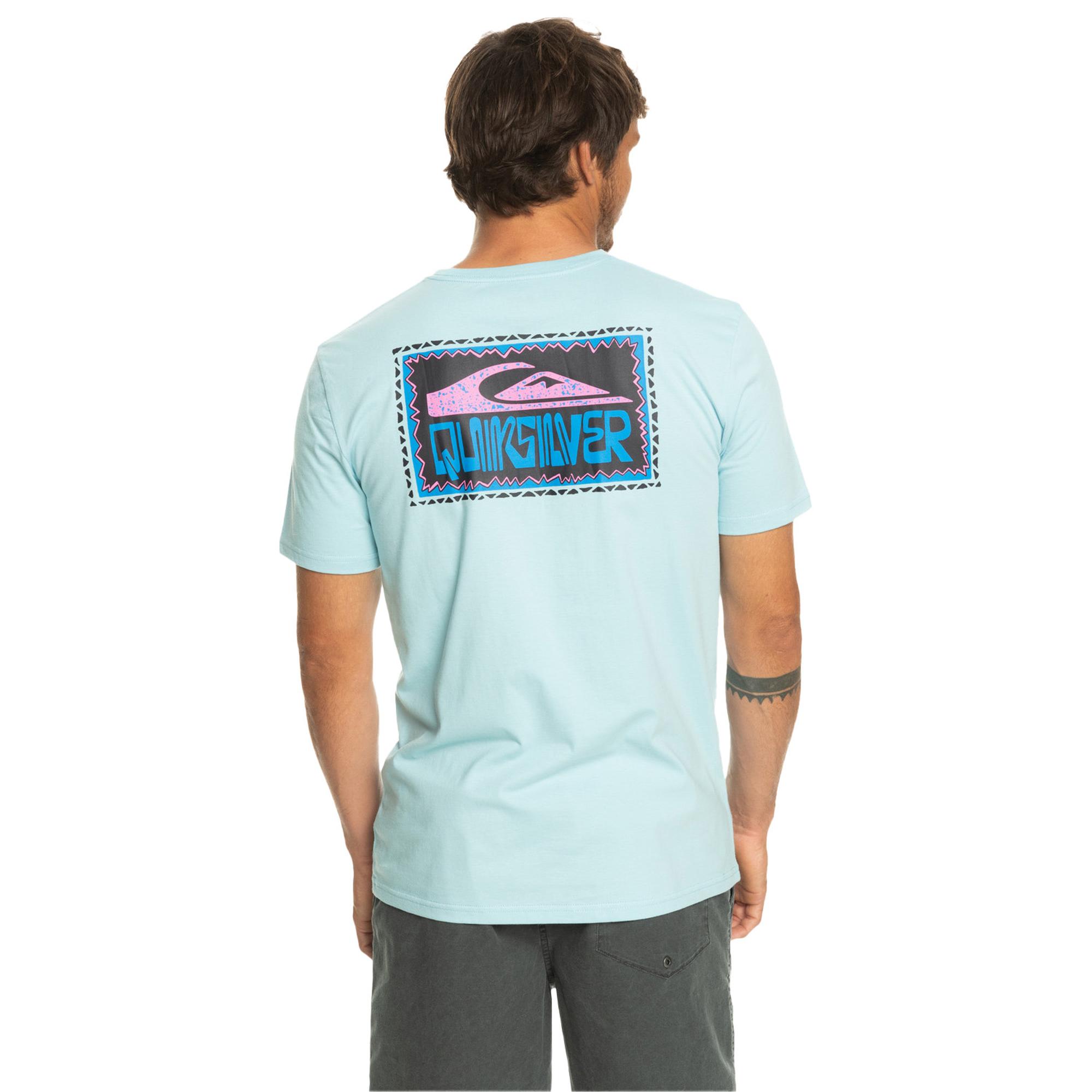 Quiksilver Warpedframes Erkek Mavi Tişört