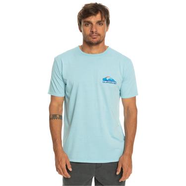  Quiksilver Pastimeparadise Erkek Mavi Tişört