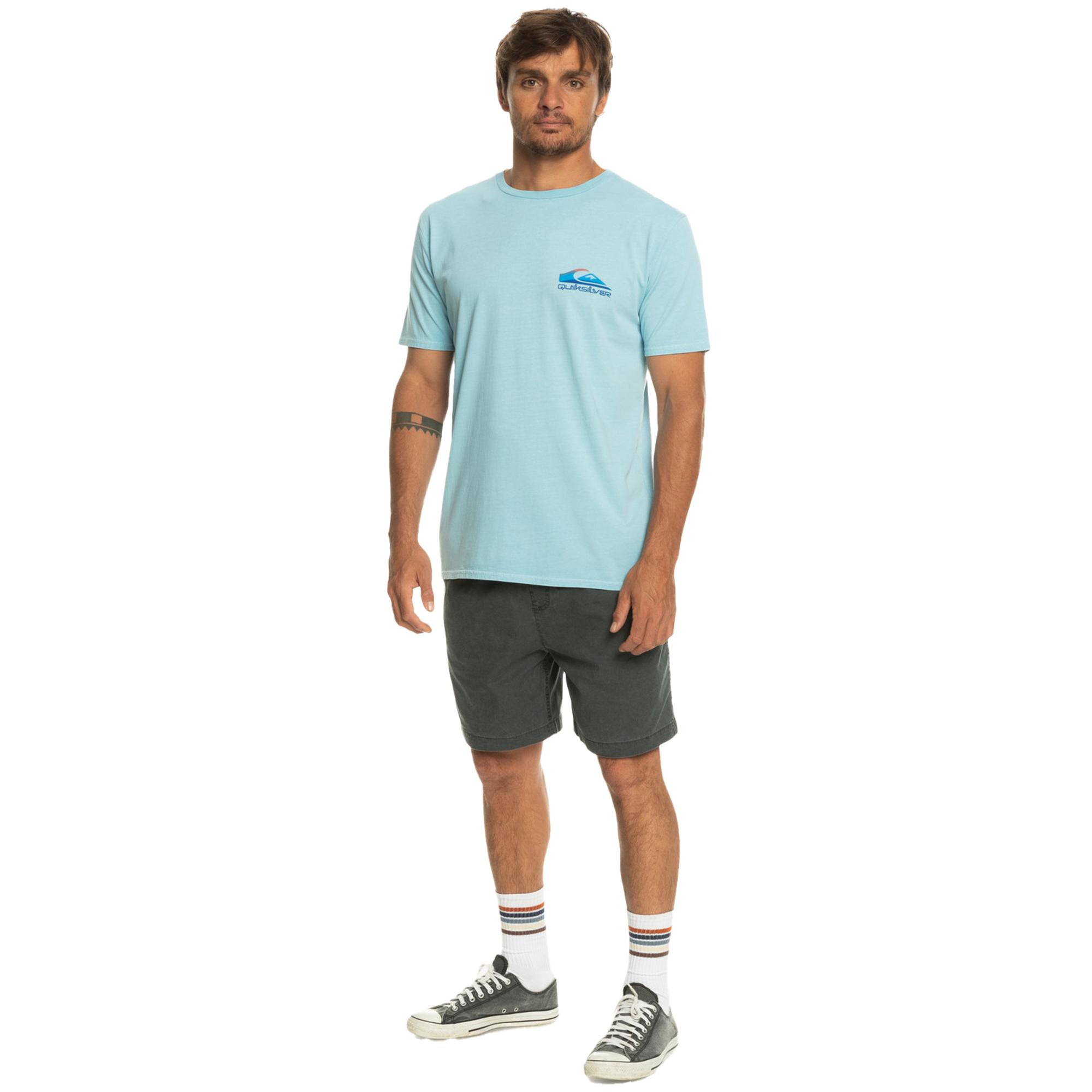 Quiksilver Pastimeparadise Erkek Mavi Tişört