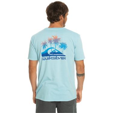  Quiksilver Pastimeparadise Erkek Mavi Tişört