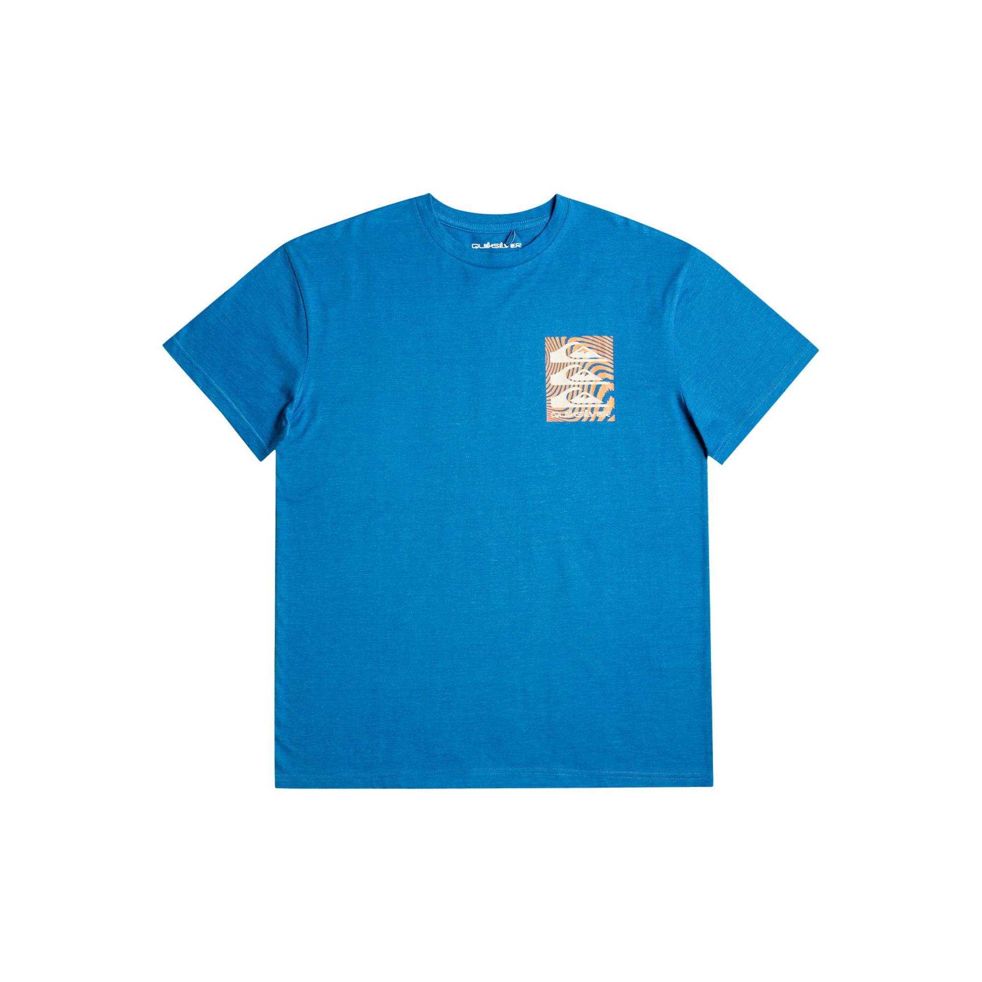 Quiksilver Warped Patterns Erkek Mavi Tişört