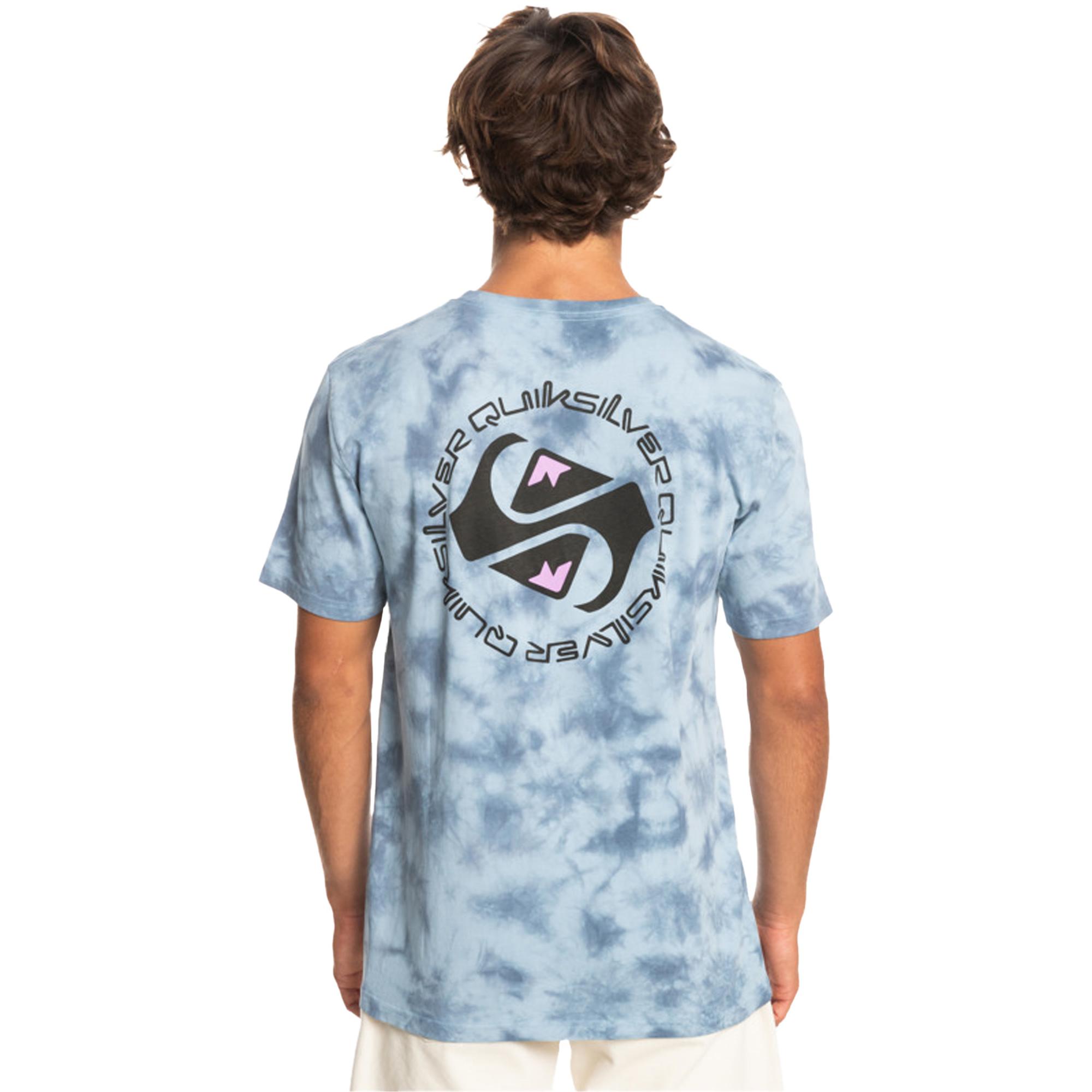 Quiksilver Omnicircle Erkek Mavi Tişört