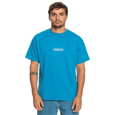  Quiksilver Qsconnected Erkek Mavi Tişört