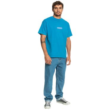  Quiksilver Qsconnected Erkek Mavi Tişört