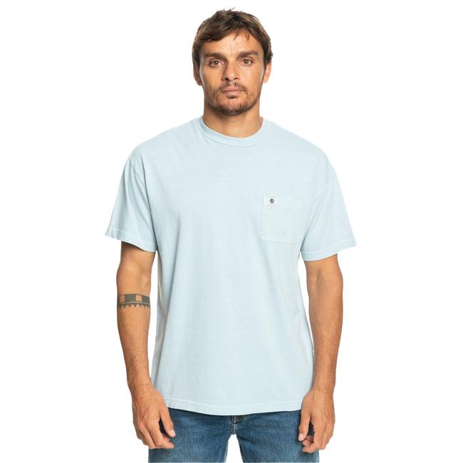  Quiksilver Naturaldye Kttp Erkek Mavi Tişört