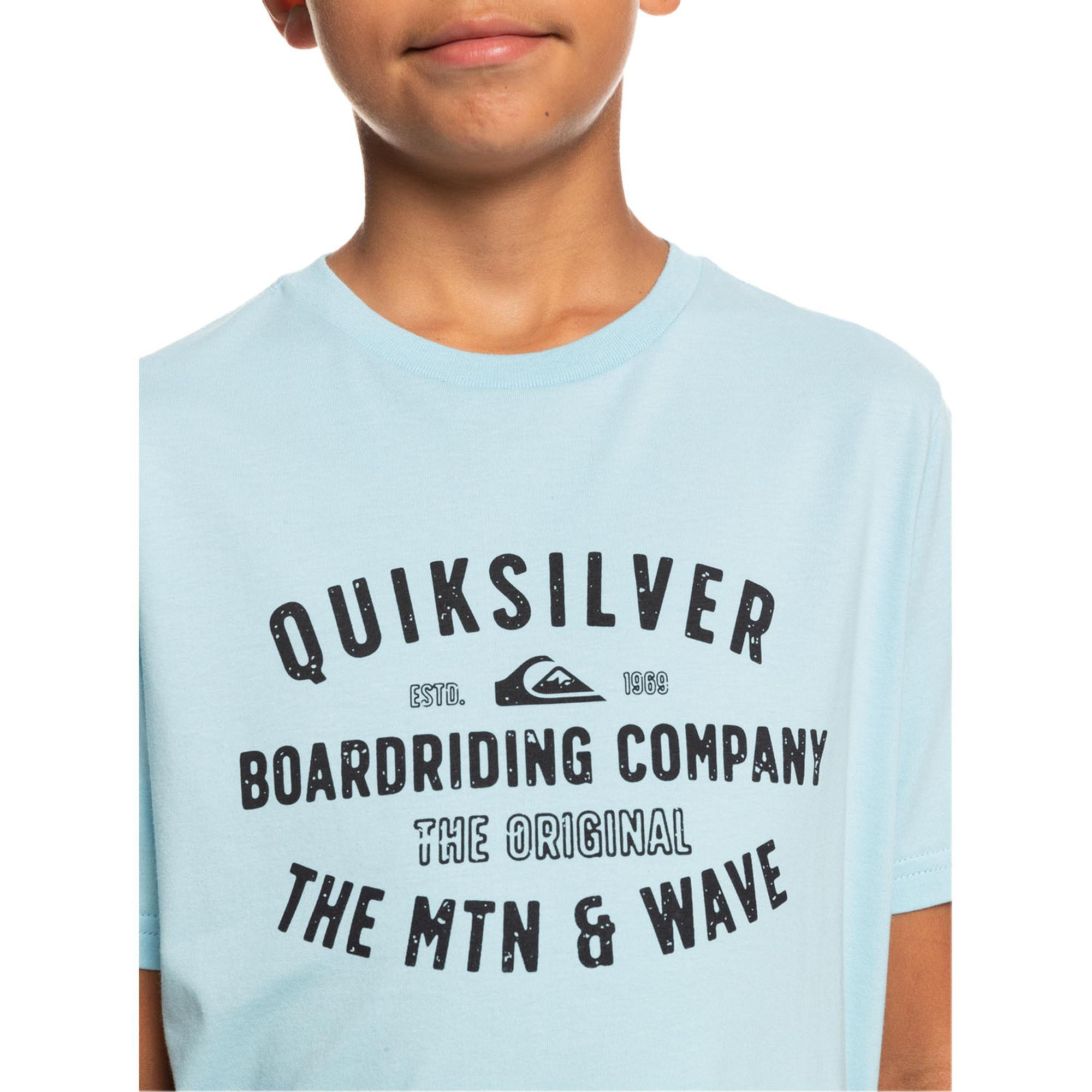 Quiksilver Qs Surf Lockup Yth Erkek Çocuk Mavi Tişört