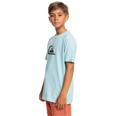  Quiksilver Comp Logo Yth Erkek Çocuk Mavi Tişört