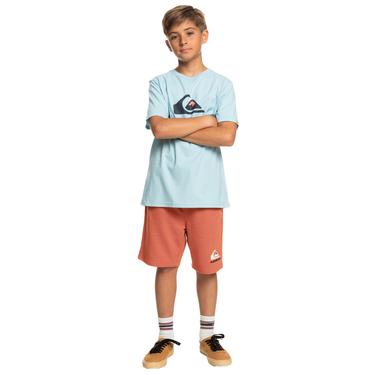  Quiksilver Comp Logo Yth Erkek Çocuk Mavi Tişört