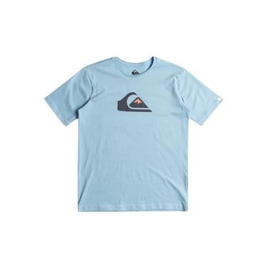  Quiksilver Comp Logo Yth Erkek Çocuk Mavi Tişört