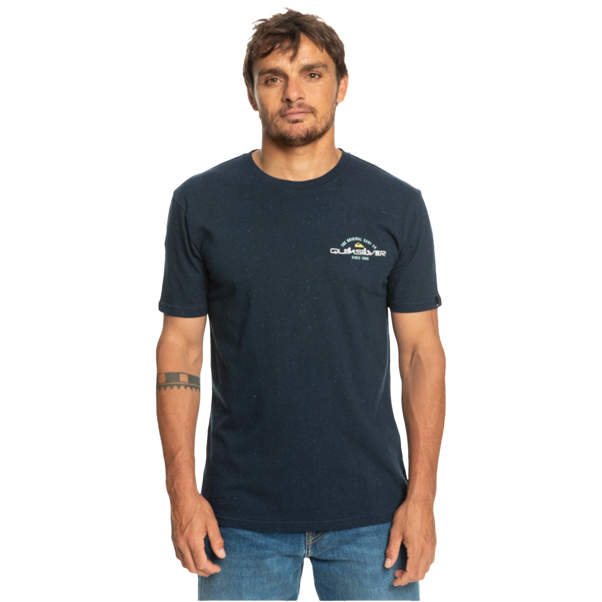 Quiksilver Archedtype Erkek Mavi Tişört