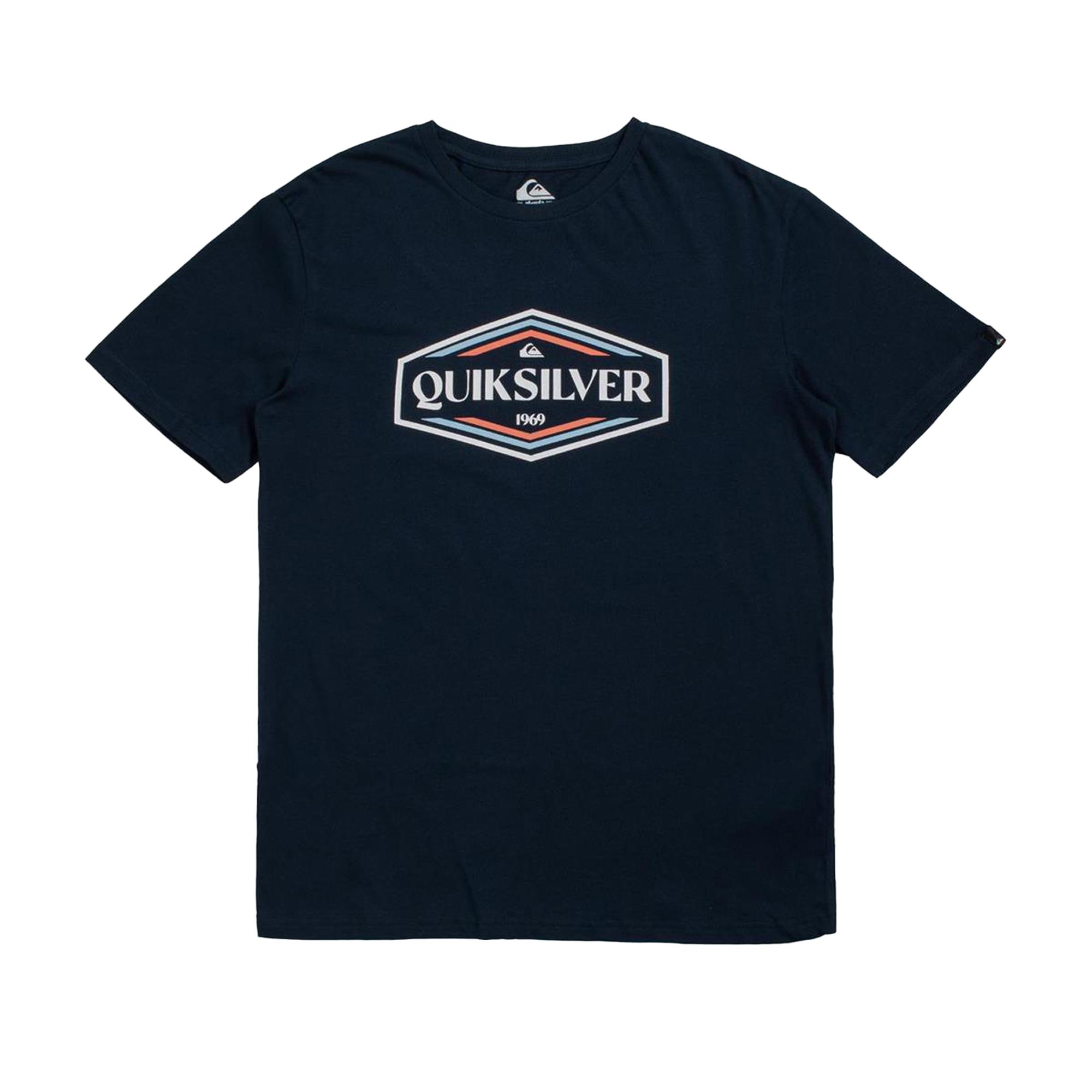 Quiksilver Shapesup Erkek Mavi Tişört