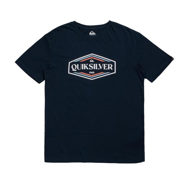 Quiksilver Shapesup Erkek Mavi Tişört