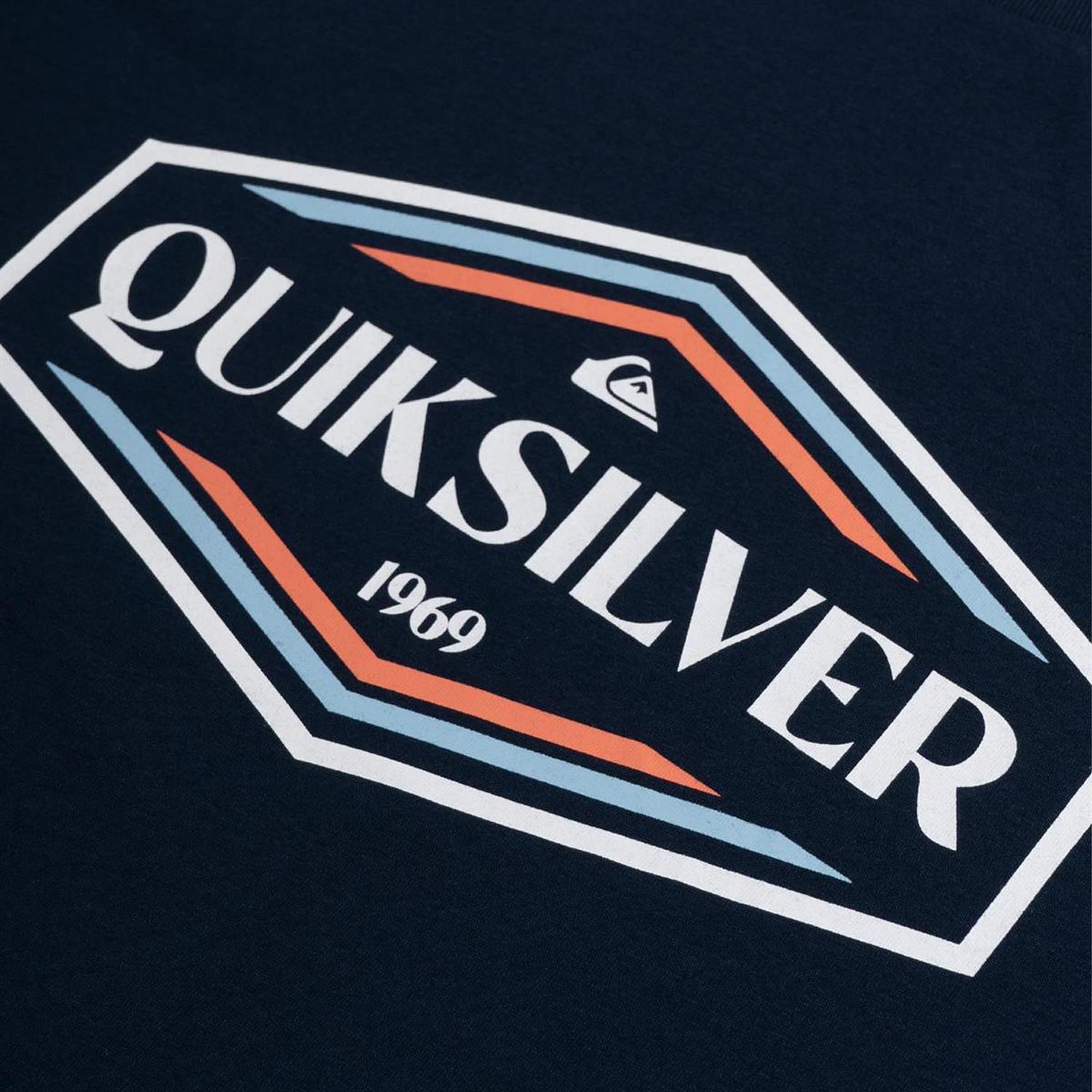 Quiksilver Shapesup Erkek Mavi Tişört