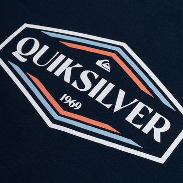  Quiksilver Shapesup Erkek Mavi Tişört