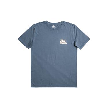  Quiksilver Enjoynotdestroy Erkek Mavi Tişört