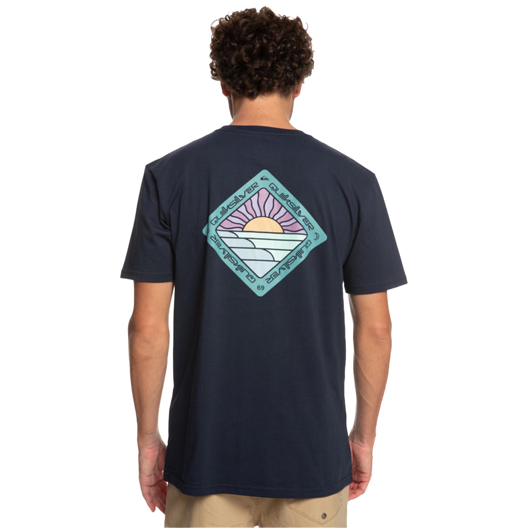 Quiksilver Scenicjourney Erkek Mavi Tişört