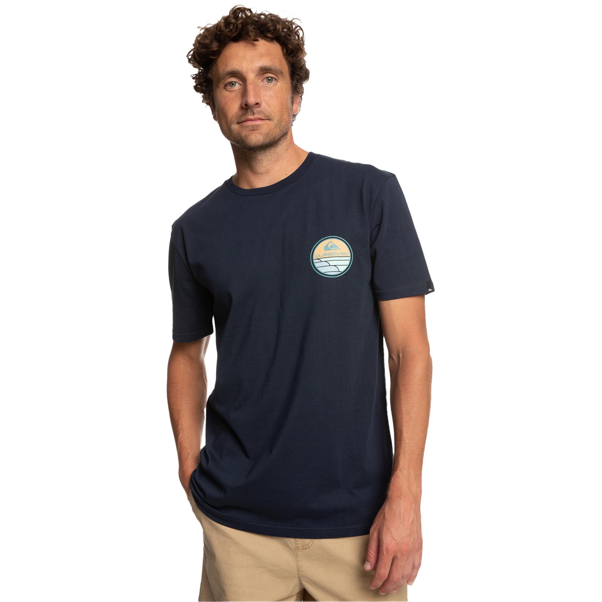 Quiksilver Scenicjourney Erkek Mavi Tişört