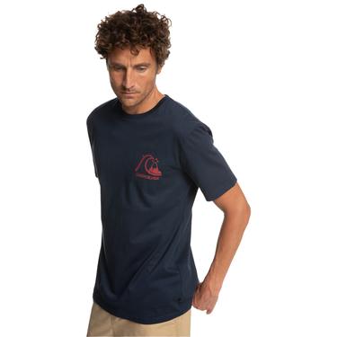  Quiksilver Theoriginaltee Erkek Mavi Tişört
