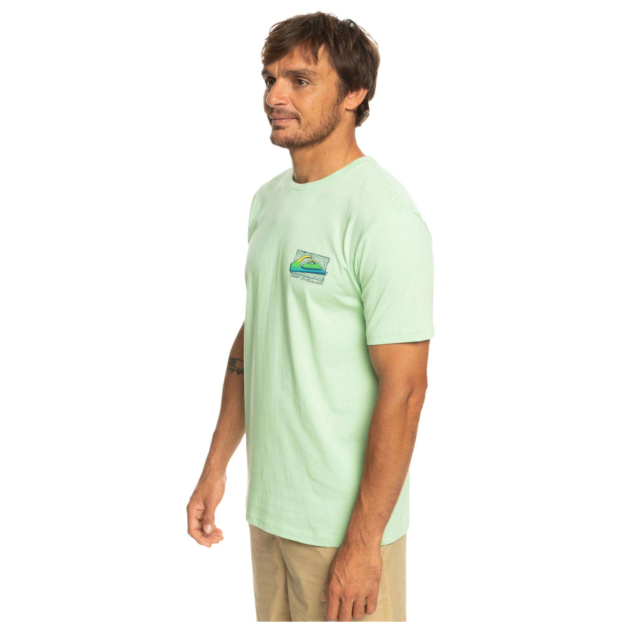 Quiksilver Retrofade Erkek Yeşil Tişört