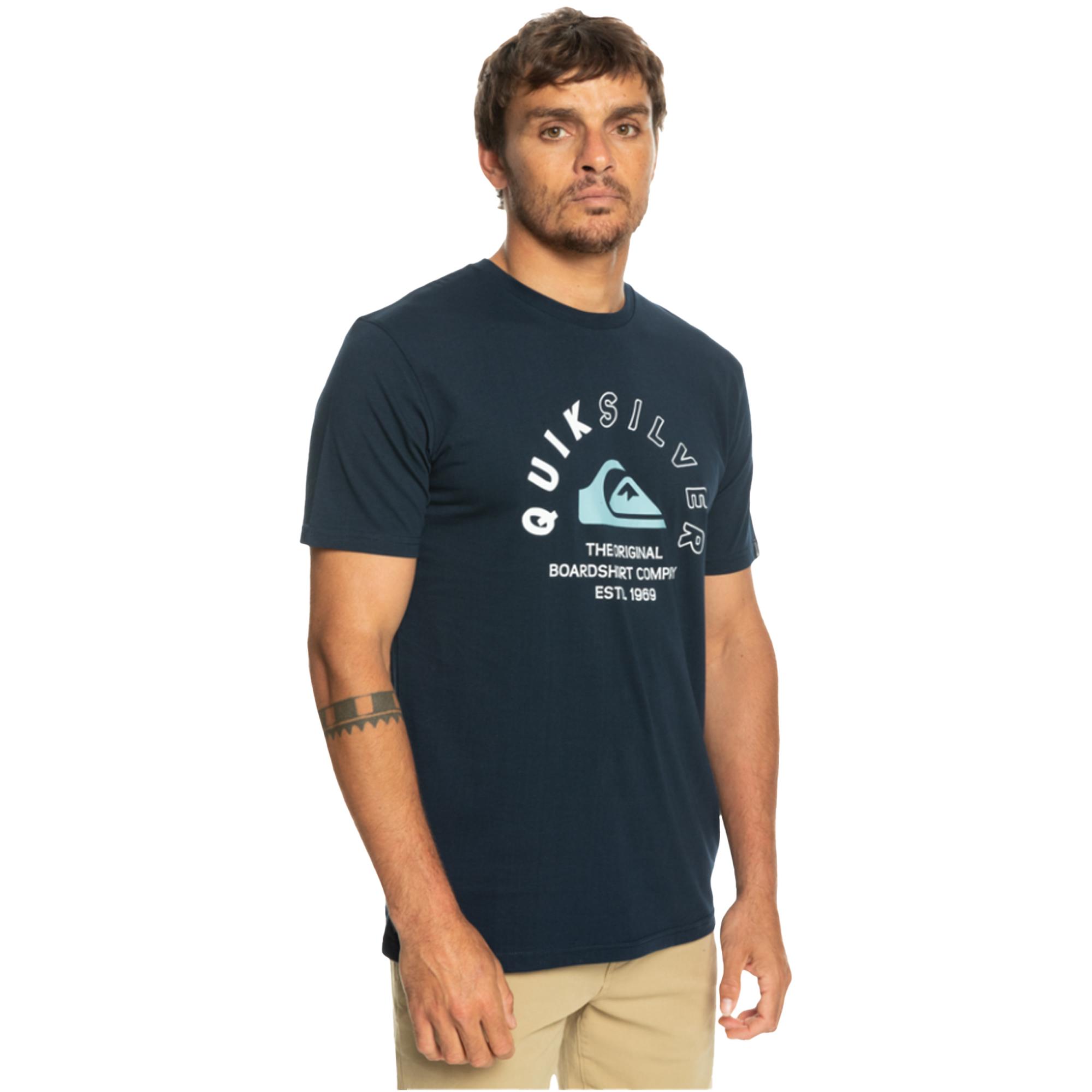 Quiksilver Mixedsignals Erkek Mavi Tişört