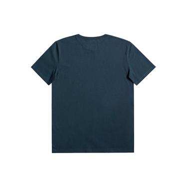  Quiksilver Betweenthelines Erkek Mavi Tişört