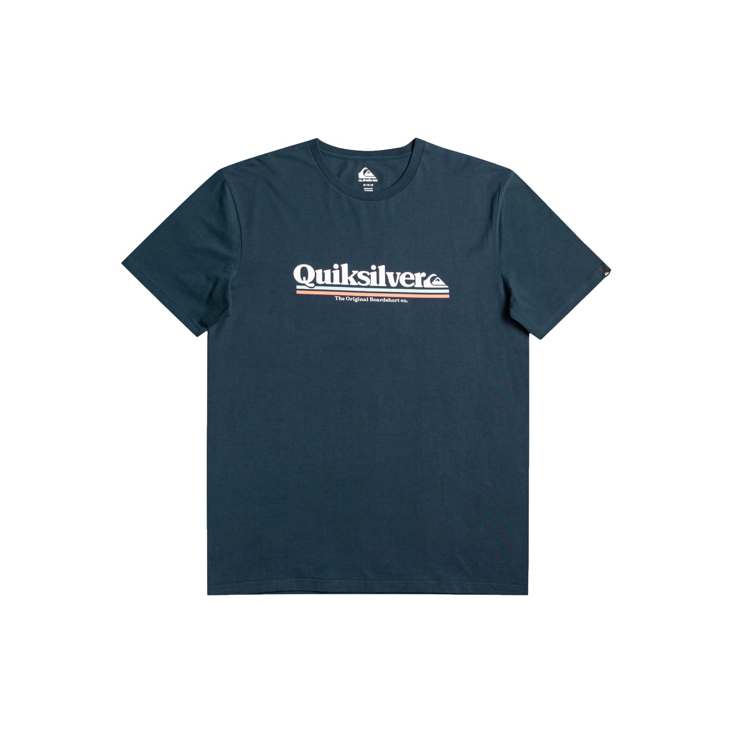  Quiksilver Betweenthelines Erkek Mavi Tişört