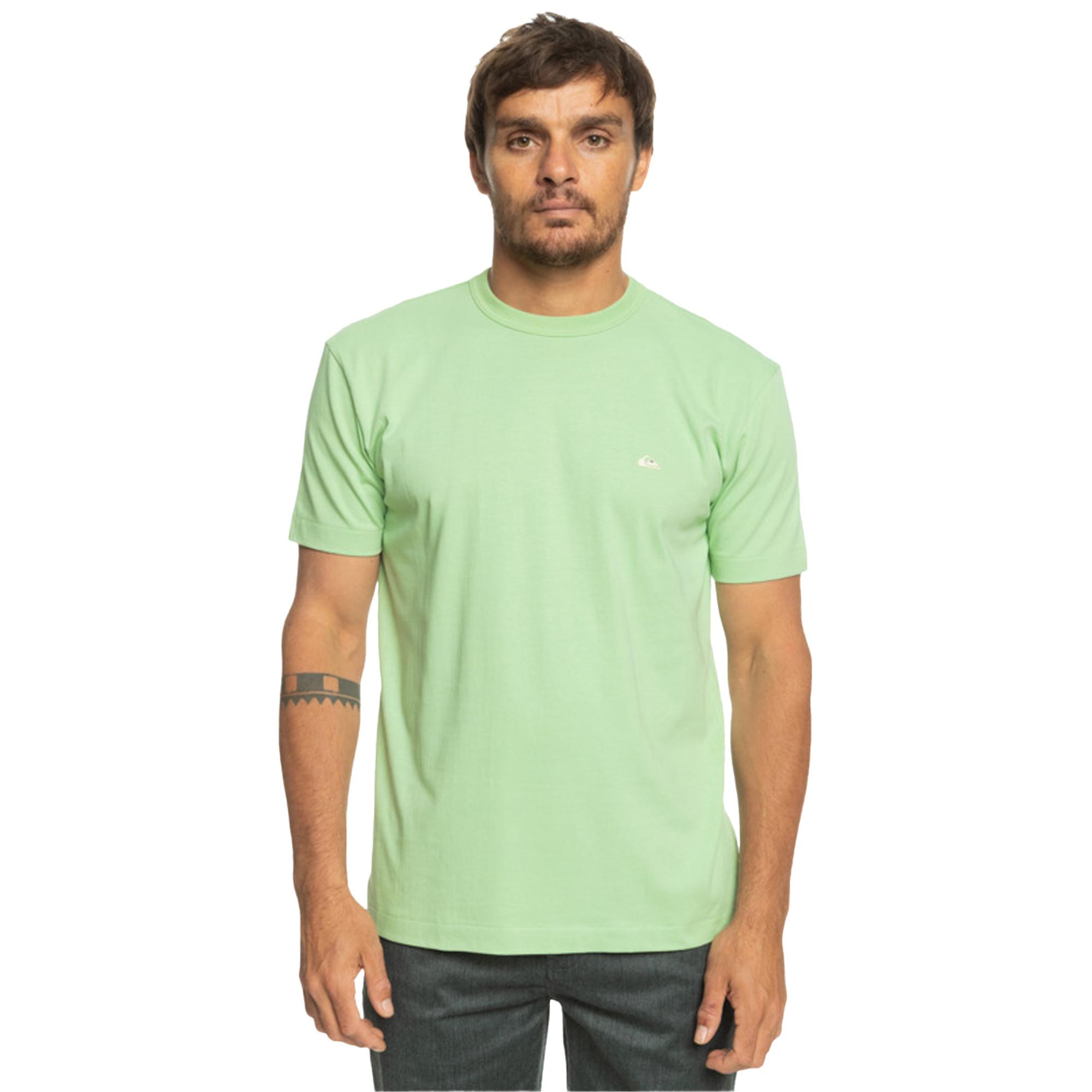 Quiksilver Essentials Erkek Yeşil Tişört