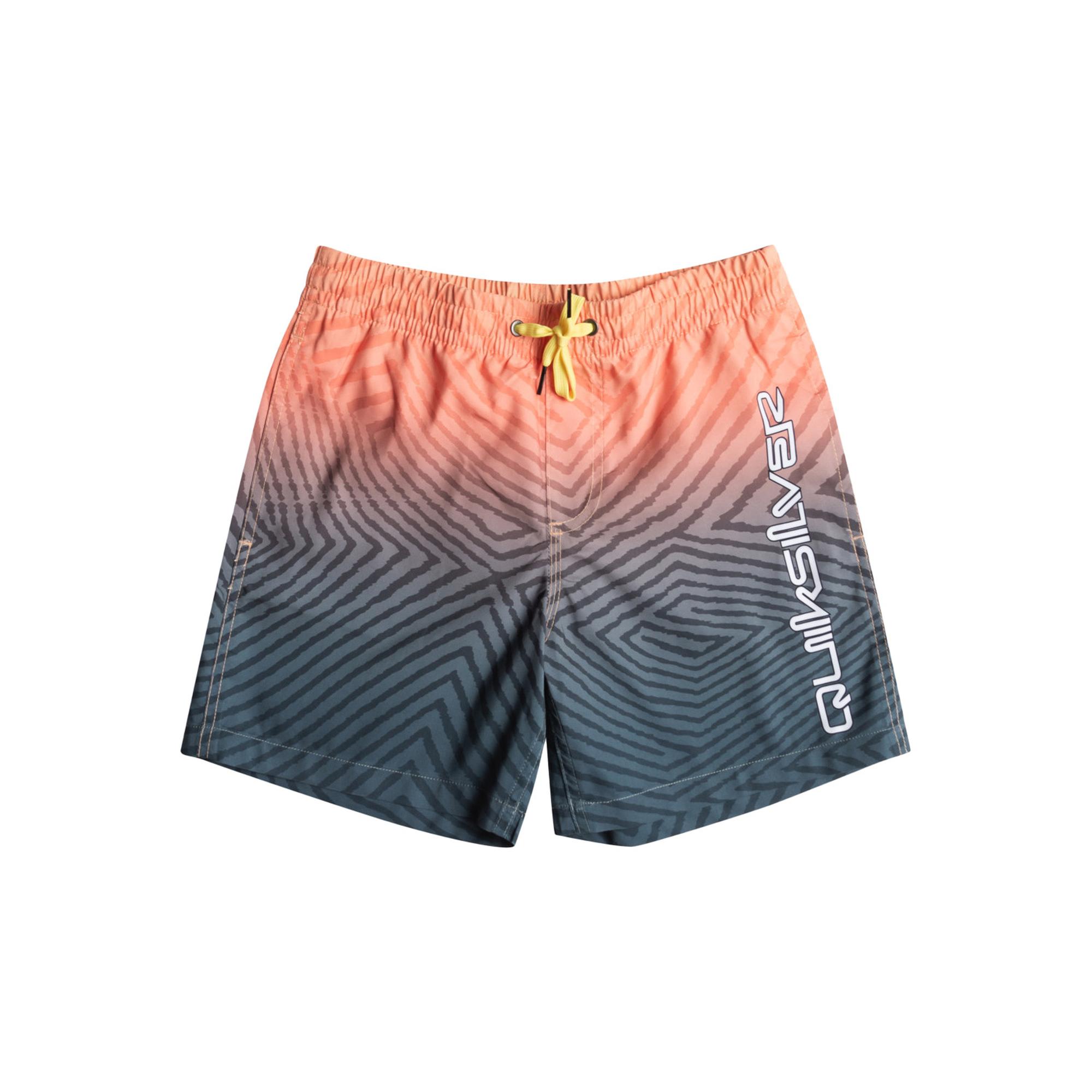 Quiksilver Erkek Çocuk Volley Short Warped Logo 14 B Jamv Lacivert