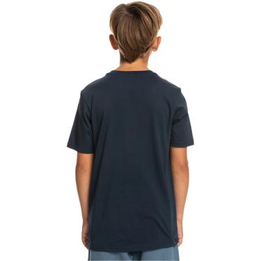  Quiksilver Signaturemove B Erkek Çocuk Mavi Tişört
