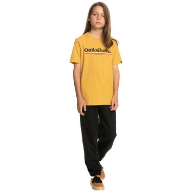  Quiksilver Between The Lines Yth Erkek Çocuk Sarı Tişört