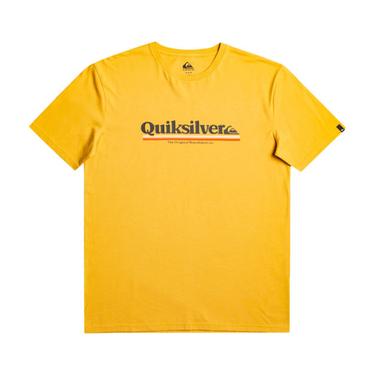  Quiksilver Between The Lines Yth Erkek Çocuk Sarı Tişört