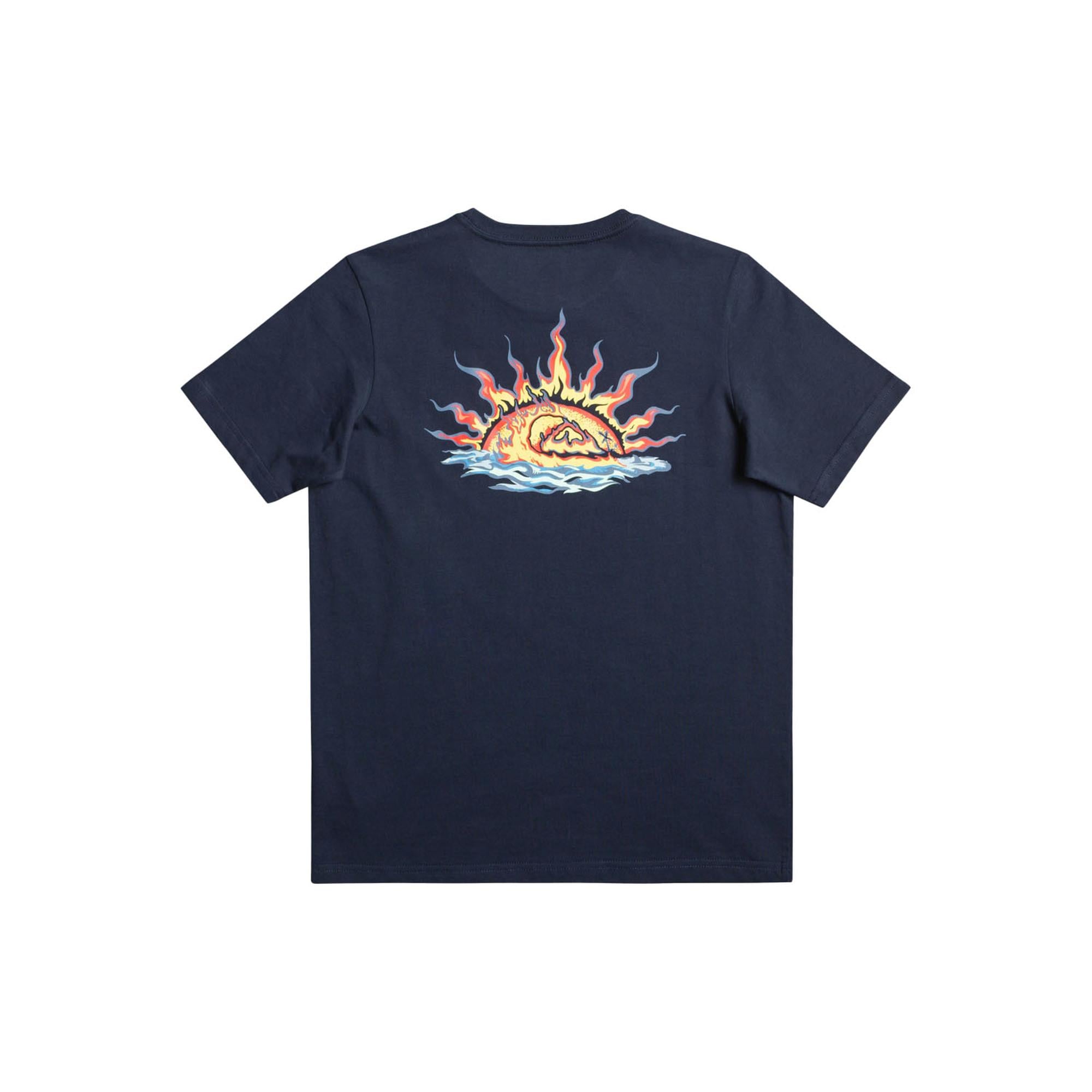 Quiksilver Waves Guardian Yth Erkek Çocuk Mavi Tişört