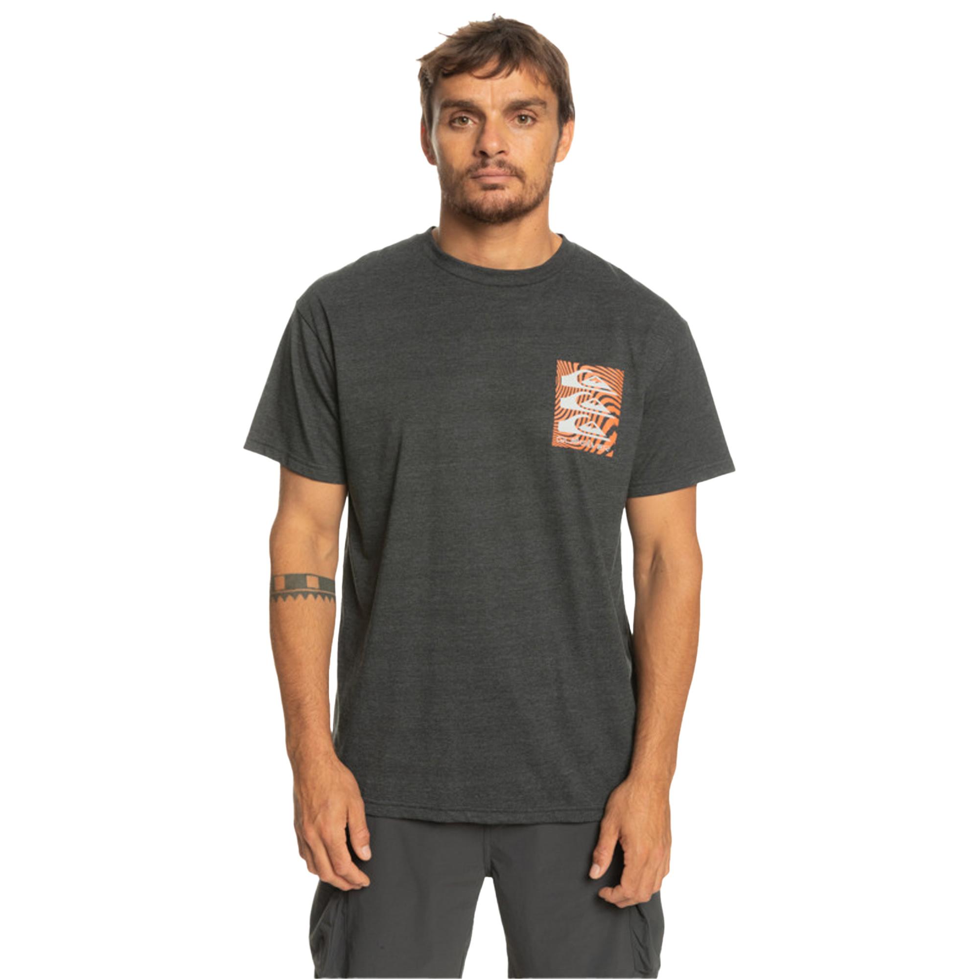 Quiksilver Warped Patterns Erkek Siyah Tişört