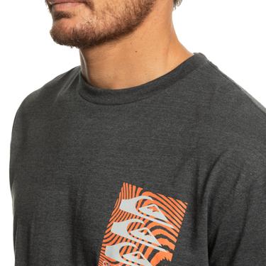  Quiksilver Warped Patterns Erkek Siyah Tişört