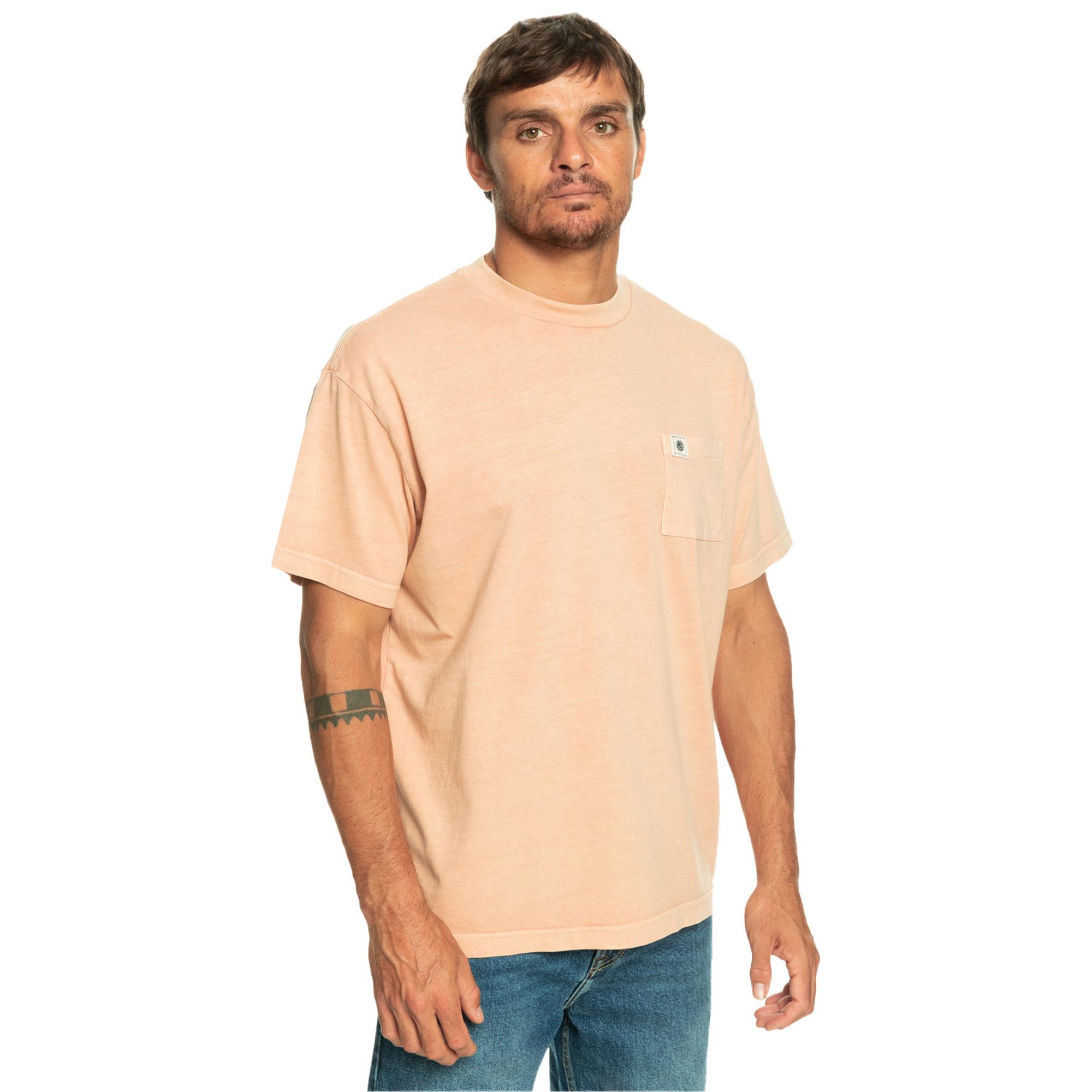 Quiksilver Naturaldye Kttp Erkek Kahverengi Tişört