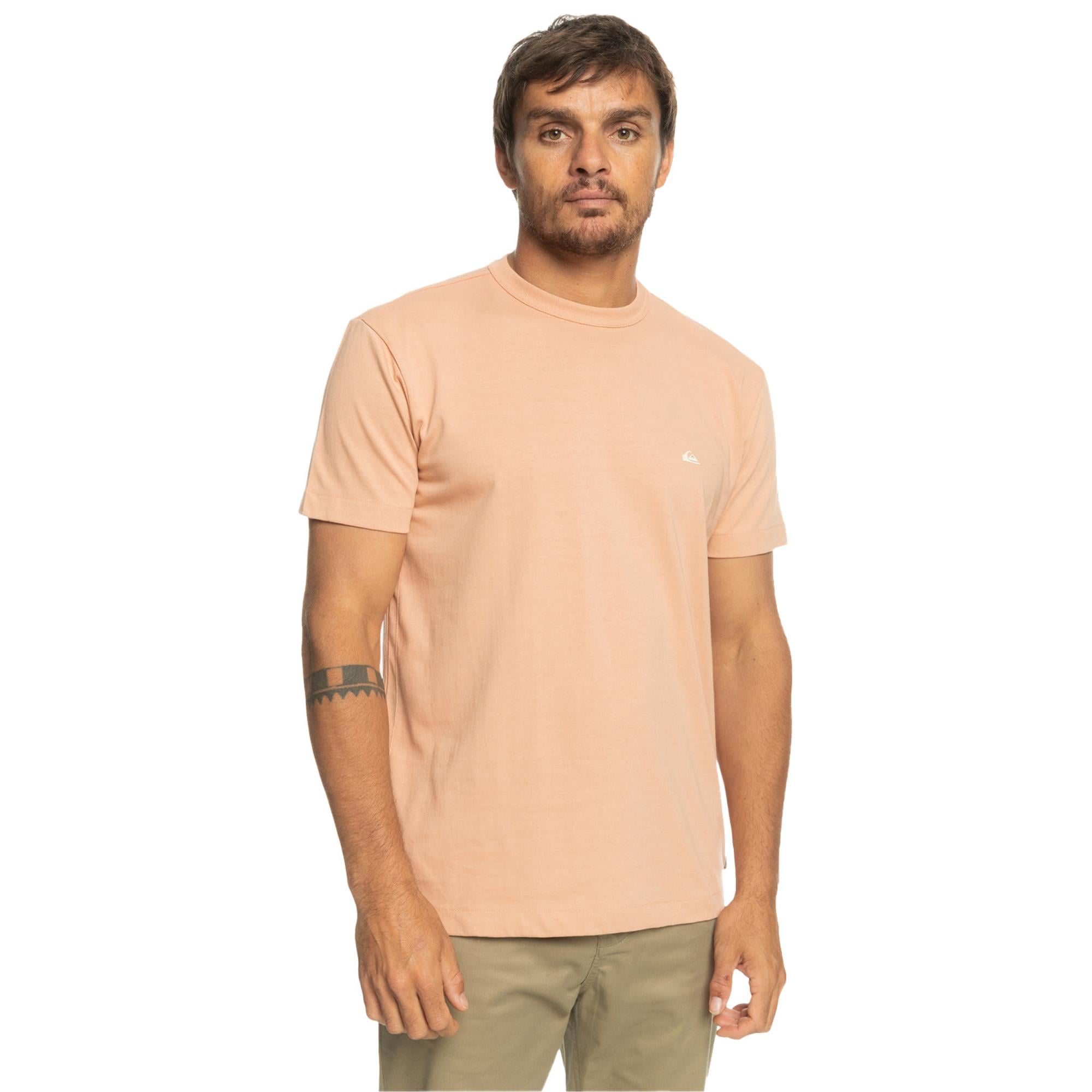 Quiksilver Essentials Erkek Kahverengi Tişört