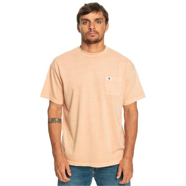  Quiksilver Naturaldye Kttp Erkek Kahverengi Tişört