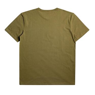  Quiksilver Qsrockinskull Erkek Yeşil Tişört